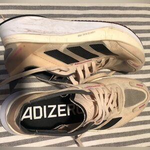 Adidas Adizero Women's Running Shoes - Black and Cream
